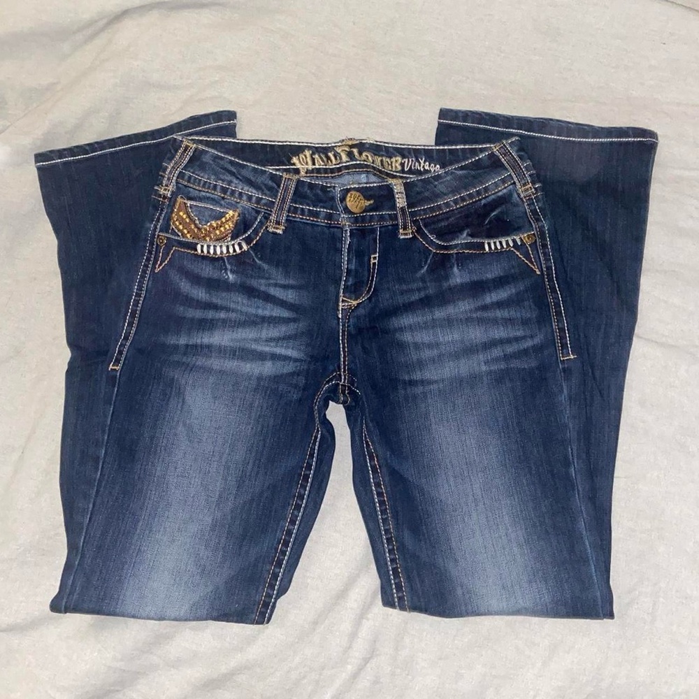Vintage Wildflower Lowrise Bootcut Jeans